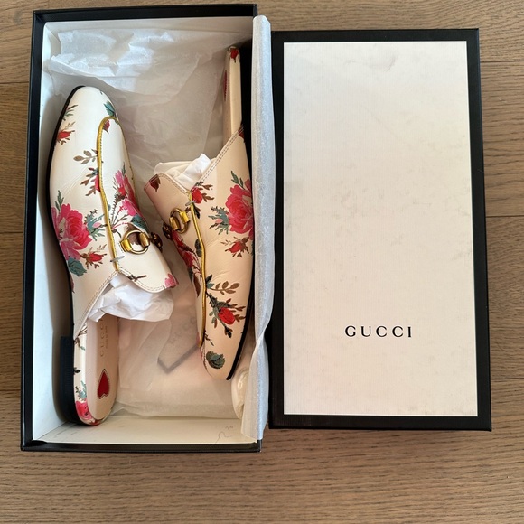 Gucci Princetown Mule Slipper floral - Picture 2 of 10